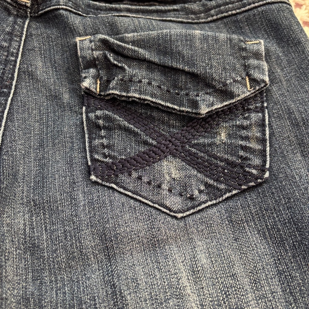Arden B. Stretch Slim Fit Skinny Denim Jeans Low Rise Women's SZ 6 Dark Blue - Picture 8 of 10